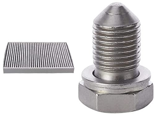 febi bilstein 48541 Aktivkohlefilter/Innenraumfilter, 1 Stück & 48871 Ölablassschraube mit Dichtring, 1 Stück