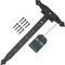 KOTARBAU® Kreuzgehänge 400 mm Ladenband Scharnier Band Platte Baubeschlag Torbeschlag Holzverbindung Werfgehänge T-Scharnier T-Band Pulverbeschichtet