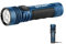 OLIGHT Seeker 4 Pro LED Taschenlampe mit Holster, 4600 Lumen 260 Meter, USB-C Wiederaufladbare Lampe 15 Tage Akkulaufzeit, Tragbare Handlampe für den Alltag,Outdoor(Blau Kaltweiß)