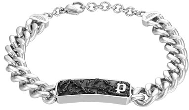 Police Herren Panzer-Armband Edelstahl Wire PEAGB0033801
