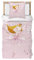 DJDEA Bettwäsche 135x200 Kinder Mädchen, Mikrofaser Kinderbettwäsche 135x200 Rosa, Bettwäsche Mädchen mit Kopfkissenbezug 80 x 80 cm