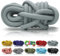 Ganzoo © PPM Seil 10 Meter, Tauseil, Hunde-Leine, Halsband, Takeln, Polypropylen Multifilem Rope, 10mm Stärke, Grau