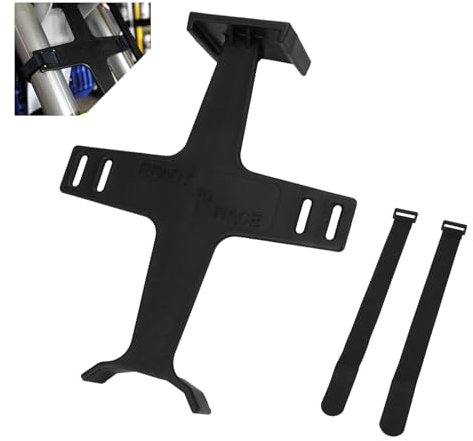 IUVWISN Support de fourche Moto 11.2 pouces Protège-fourche avant avec 2 sangles Universel pour Dirt Pit Bike Motocross Noir