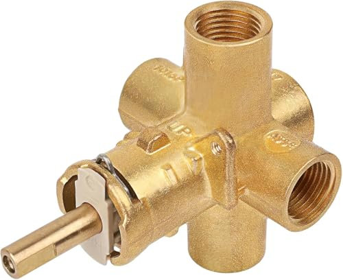 2510 Duschventil-Ersatz-Set, effiziente Wasserkontrolle, Dusch- und Wannen-Wasserhahn-Kombination, inklusive 1222-Wasserhahn-Kartusche und Stabilisierungsklemme.