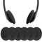 Ouligay 3 Paar Kopfhörer Ohrpolster Schaumstoff Polster Kopfhörerpolster Ohrpolster Schaum Ohrkissen 50mm Black Ersatz Earpads für Kopfhörer Headset MP3 MP4