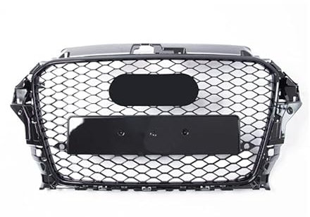 IUYTGTR Rejillas delanteras capó, para 2014-2016 Audi A3 Rejilla de Radiador