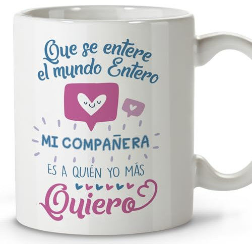 LolaPix Despedida trabajo. Tazas originales para regalar. Regalo compañera trabajo. Regalo amiga. Taza cerámica 330 ml. FBA 2026