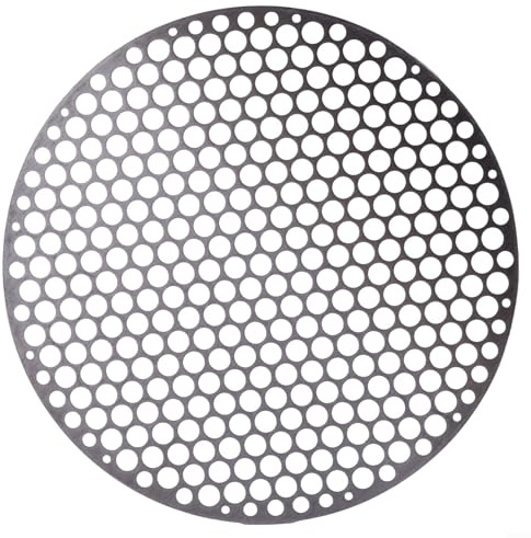 Edelstahl-Grillrost, rundes Grillnetz, Grillmatte, Dampfnetze, Grillrost zum Dämpfen, Ofen, Herd, Pfanne, Bräter (24 cm)