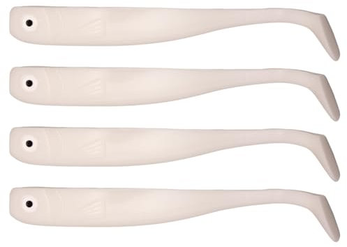Zanderbait 16cm Flöckchen, Angelköder, Kunstköder, Zanderbait, Zanderköder, Softbait, Gummifisch, Gummiköder, Lieferumfang 4 Stück.