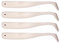 Zanderbait 16cm Flöckchen, Angelköder, Kunstköder, Zanderbait, Zanderköder, Softbait, Gummifisch, Gummiköder, Lieferumfang 4 Stück.