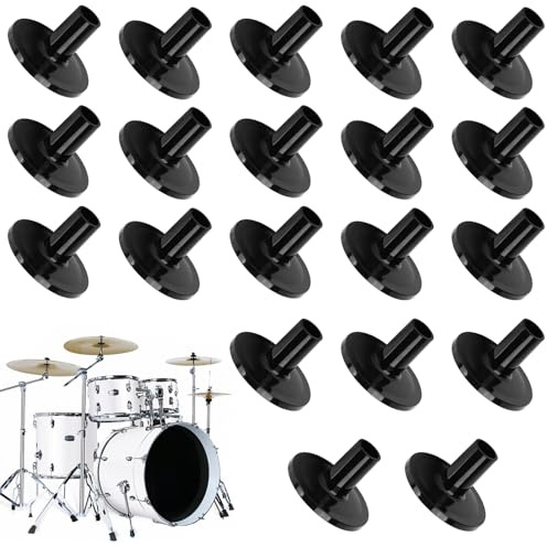 Lwtsrp 20pcs Manicotti per Supporto per Piatti, Manicotti per Piatti per Batteria, Manica del Tamburo Supporto per Piatti per Batteria Accessori per Fusti Sostituzione per Kit di Batteria da Scaffale