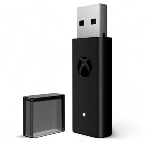 PEGLY Adattatore wireless con chip IC originale compatibile con controller Xbox One per PC Windows 10 11