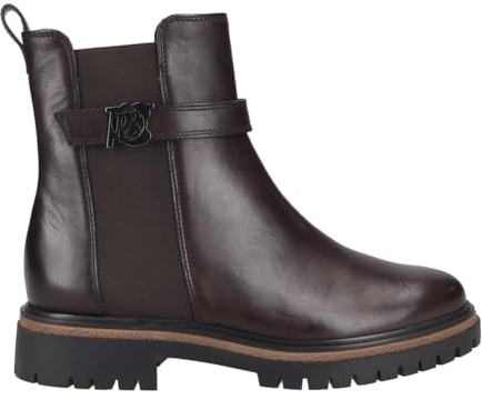 Paul Green Stiefelette 8191-016, Glattleder, Braun, Damen EU 5/38