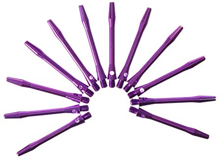 CORHAD 12pcs Thread Stem Dart Shafts Accessories Aluminum Alloy Rod for Throwing Fitting in Darts Game