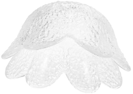KONTONTY Glass Lamp Shade for Ceiling Lights Elegant Decorative Lampshade for Living Room Stylish Home Decor Ceiling Lamp Cover for Modern Interiors