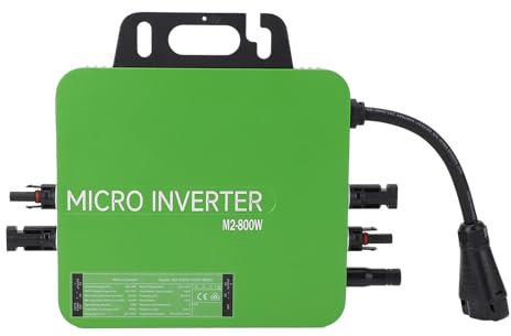 Onduleur MPPT, Micro-onduleur Réseau 800 W avec Surveillance WIFI, Coque en Alliage D'aluminium, Sortie CA pour la Production D'énergie Photovoltaïque