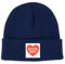 FISURA – Unisex Wintermütze “F*ck Off”. Blaue Herrenmütze, Damenmütze mit Spruch. Bequeme Acrylmütze für kalte Tage, Zeichen zu setzen und Sich warm zu halten.