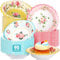 Domensi 90 Pcs Tea Party Paper Bowls 12oz Floral Vintage Soup Bowl Pink Blue Yellow Flower Disposable Food Bowls for Tea Party Wedding Mom Birthday Baby Shower Spring Holiday
