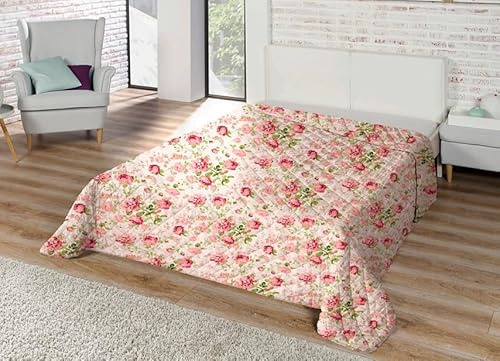 Home Oase XXL Tagesdecke Steppdecke Bettüberwurf Decke Bettdecke gesteppt 220x240cm Pink