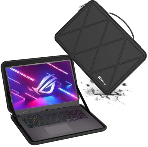 Smatree Laptop Hartschalenhülle aus Eva kompatibel mit 16 Zoll ASUS Vivobook S 16 XS5602, für 15,6 Zoll ASUS Chromebook C523, stoßfest und wasserabweisend Laptop-Hülle (X8286T)