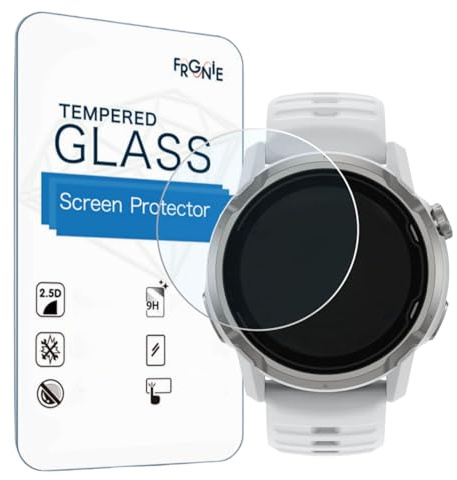 Frgnie Lot de 3 films de protection d'écran en verre trempé pour montre connectée Coros APEX 4 42 mm