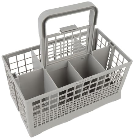 Jelquix Panier à Ustensiles pour Lave-vaisselle, Porte-couverts, Organisateur d'argenterie, Panier à érosion en PP Haute Température avec Lisse, Idéal pour Pièce de Rechange pour Lave-vaisselle