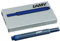 LAMY T10 Tintenpatronen mit großem Tintenvorrat - geeignet für alle Lamy Patronenfüllhaltermodelle - Inhalt 1,25ml je Patrone - 5 Stück pro Päckchen - Tintenfarbe blau-schwarz