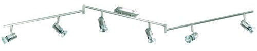 Fabas Deckenleuchte/L 150 cm/nickel satiniert-chrom 2554-86-178