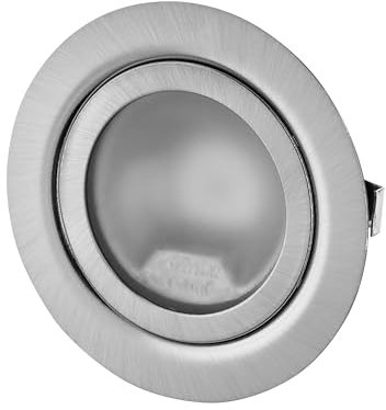 HAVA Vollmetall Einbaustrahler G4 12V, Glasabdeckung