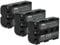 vhbw 3x Replacement Battery compatible with Sony Alpha SLT-A77, SLT-A77VK, SLT-A77VQ, SLT-A77 II, SLT-A99, SLT A68 Camera DSLR (1200mAh, 7.2 V, Li-ion)