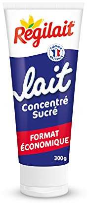 RégiLait Tube de Lait Concentré Sucré 300 g - Lot de 6