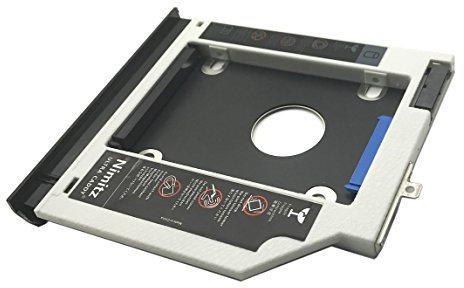 ULTRACADDY Segundo disco duro SSD para ASUS X555 F555 X554 F554 Serie con placa frontal