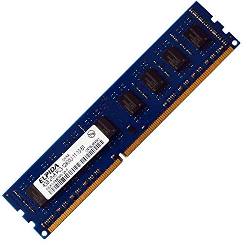 Elpida 4gb RAM Desktop PC EBJ41UF8BDW0-GN-F DDR3 PC3-12800U 1600Mhz 2Rx8 CL11-10