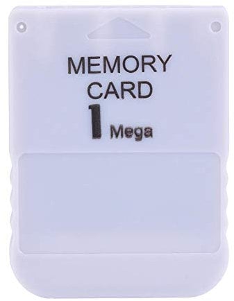 Memory Card for PS1,1MB Memory Card Stick for 1 One PS1 Game, White
