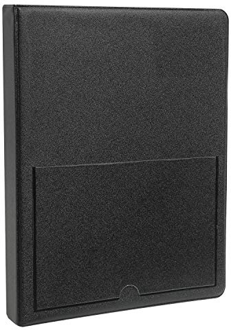 Zink Photo Album Scrapbook | Sturdy PVC Material Holds 72 - 4x6 Photos | Compatible with Kodak Dock and HP Sprocket Studio - Black