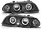 Scheinwerfer für BMW E46 Lim. 98-01 Angel Eyes schwarz