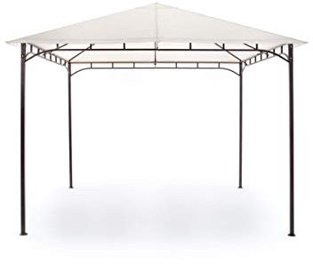 sal mar Gazebo Rodi, Misura 3x4 m, in Metallo, Palo 40x40, Beige