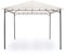 sal mar Gazebo Rodi, Misura 3x4 m, in Metallo, Palo 40x40, Beige