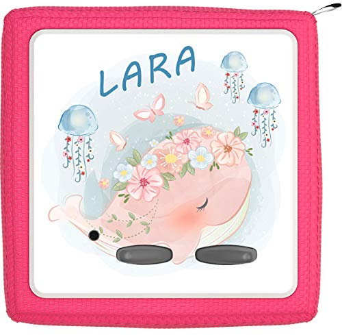 TheSmartGuard Folie passend für die Toniebox | Schutzfolie Sticker | individuell anpassbar | Kleiner Babywahl in rosa mit Name personalisiert