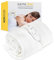 MONHOUSE Premium Soft Fleece Electric Blanket - Heated Under Blanket - Heated Mattress Cover - Detachable Controller & Machine Washable - 3 Heat Settings - King Size 137x165cm - White