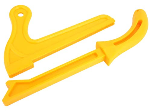 2er Pack Holzbearbeitung Schiebestock Holzsäge Schiebestock Schiebeblock für Bandsäge Ergonomischer Handgriff