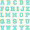 Letter Patches for Clothes，Varsity Chenille English Letter A-Z Iron On Repair Patches Alphabet Sewing Appliques Clothing Badges（Blue A-Z）