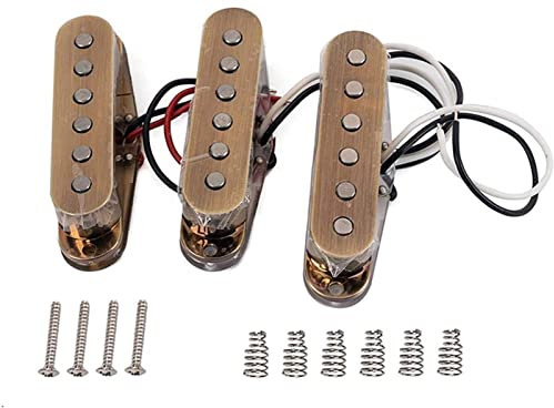 Doppelspulen-Humbucker Satz Von Alnico V Single Coil Pickup Set SSS.Für Den Stratocaster-Stil-Gitarrenbronze Pickups