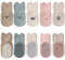 FedMois 5er Pack Baby Kleinkinder ABS rutschfeste Socken Sneaker Socken Tiermotive Baumwolle, Mehrfarbig, 1-3 Jahre