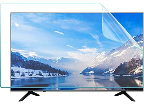 XRRX Anti-Blue Light Eye Protection Film for 32/34/37/39 Inch TV, TV Screen Protector Anti-UV/Anti-Scratch Film, for Sharp, Sony, Samsung, Hisense, LG Etc / 32in 698x392mm