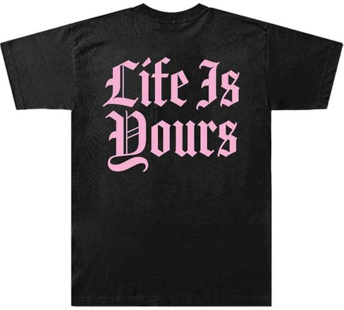 Foals T Shirt Life is Yours Text Band Logo Official Mens Black M