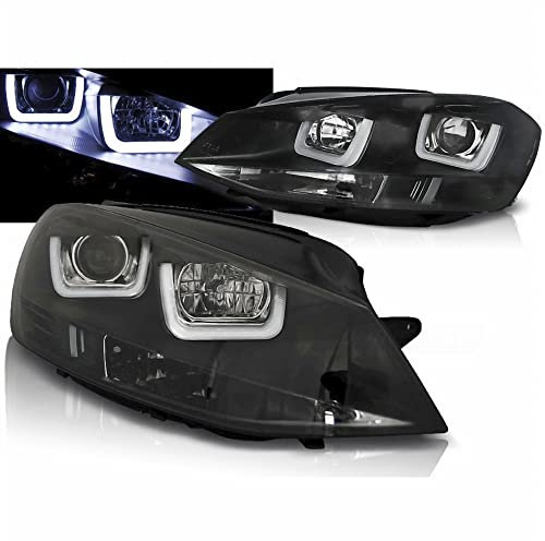 CR-Lights LED Tagfahrlicht Scheinwerfer in schwarz für VW Golf 7 VII 11.2012-2017