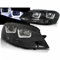 CR-Lights LED Tagfahrlicht Scheinwerfer in schwarz für VW Golf 7 VII 11.2012-2017