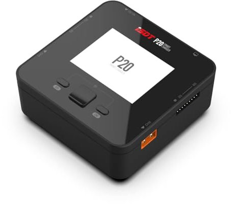 ISDT P20 Lipo Schnell Ladegerät,DC 500WX2 20A Dual Smart Ladegerät für Life, LiIon, LiPo(1-8S)/LiHv(1-70S)/Pb(1-12S); NiMH/Cd(1-16S) Akkus