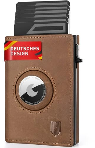 DODENSHA® MagSnap Airtag Wallet Herren mit RFID Schut I Kartenetui Herren